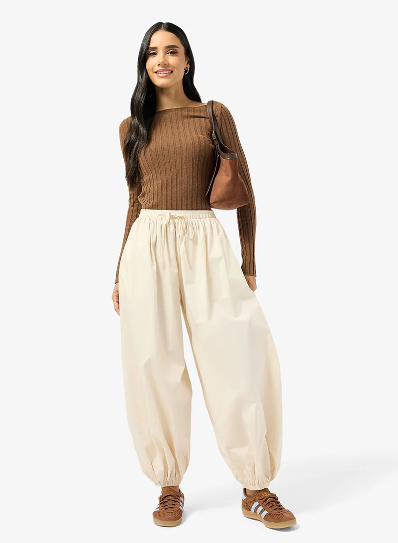 Ginger Pleated Wide Leg Balloon Pants